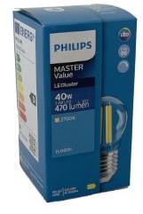 Philips LED Lamp Bullet E27 470 LM Dimmable