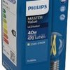 Philips LED bullet E27 3,4-40W filament clair dimtone - LED3747