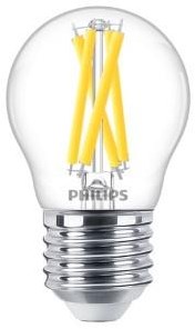 Philips LED bullet E27 3,4-40W filament clair dimtone - LED3747