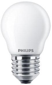 Philips LED balle E27 6,5-60W 2700K filament mat - LED3752