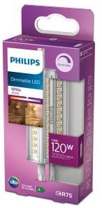 Philips led r7s 118mm 230v 14-120w 3000k blister dimmable - 5104434