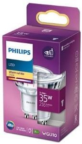 Philips spot LED gu10 230v 3,5-35w 2700k blister - 5105121