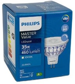 Philips Spot LED gu5.3 12v 5,8-35w 3000k dimmable - led3546