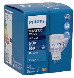 Philips Spot LED gu5.3 12v 7,5-50w 4000k dimmable - led3556