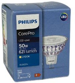 Philips spot led gu5.3 12v 7-50w 2700k - led3522