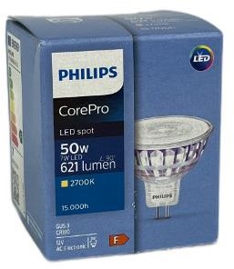 Philips spot led gu5.3 12v 7-50w 4000k - led3524