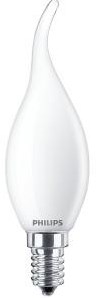 Philips Bougie à embout LED E14 2,2-25W 2700K filament blister mat - 5100556