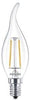 Philips Bougie à pointe LED E14 2-25W 2700K filament clair - LED3723
