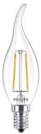 Philips Bougie à pointe LED E14 2-25W 2700K filament clair - LED3723