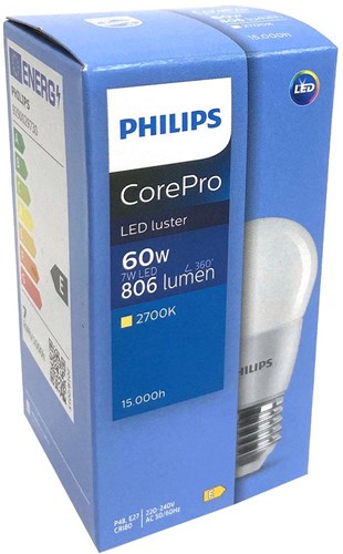 Philips Philips LED balle 5,5-40W E14 827 P45 clair - LED3340