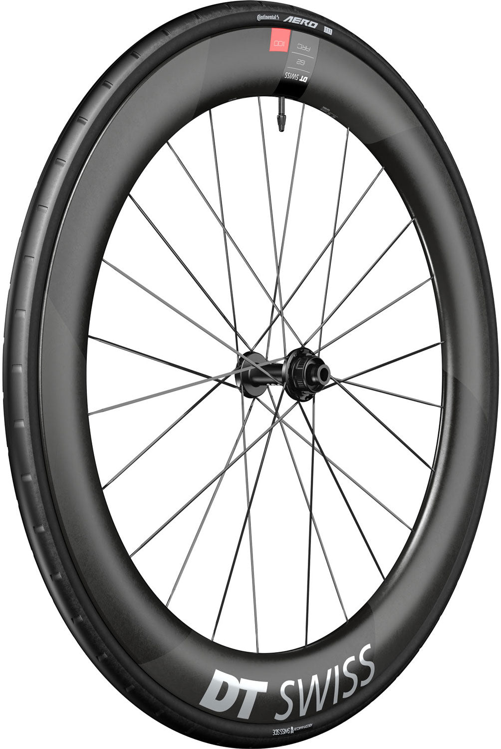 Roue avant Dt swiss arc 1100 dicut® wts carbone 62 disque cl