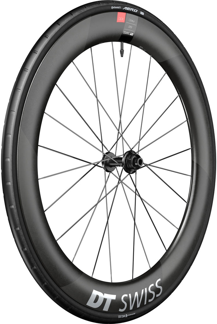 Roue avant Dt swiss arc 1100 dicut® wts carbone 62 disque cl