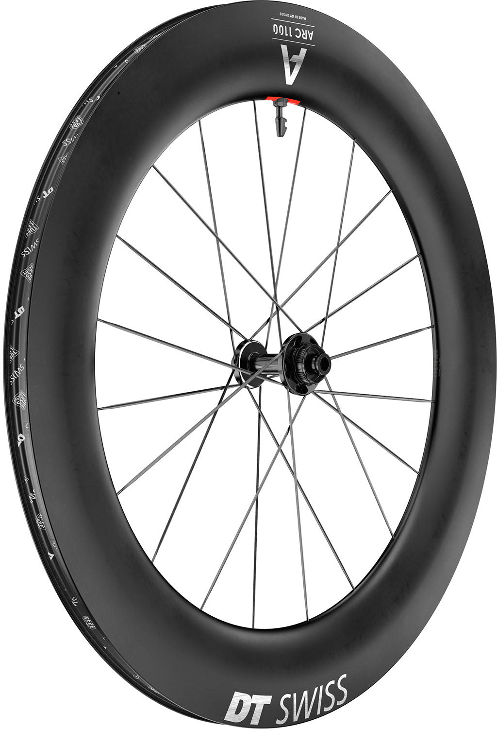 Roue avant Dt swiss arc 1100 dicut® 85 28 disque cl carbone