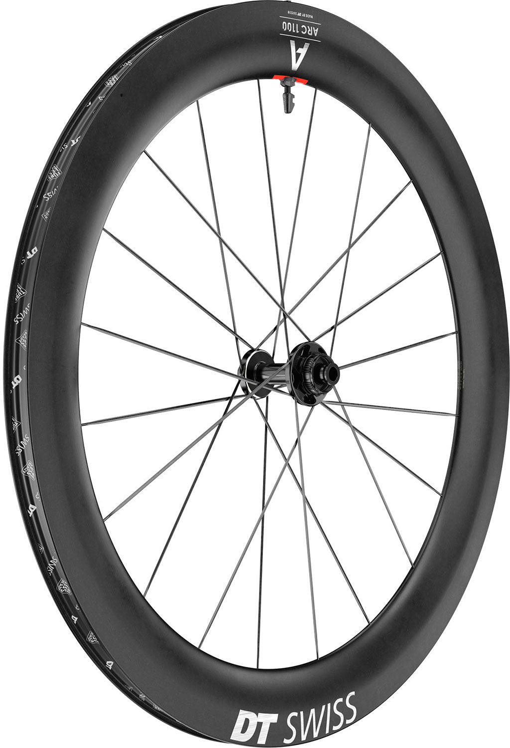 Roue avant Dt swiss arc 1100 dicut® 65 28 disque cl carbone