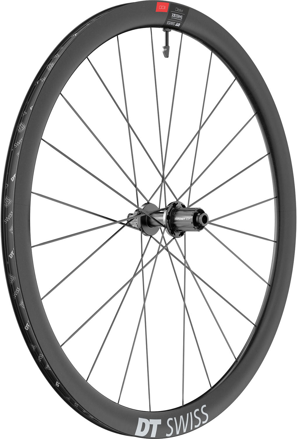 Roue Arrière DT Swiss Arc 1100 Dicut® 38 28 cl Shimano HG Carbone