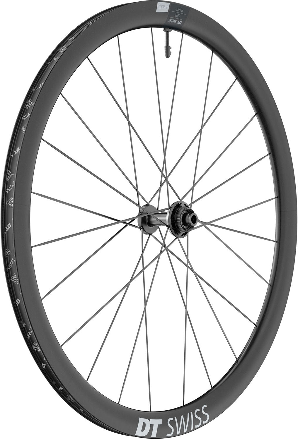 Roue avant carbone Dt swiss arc 1400 dicut® 38 28 cl
