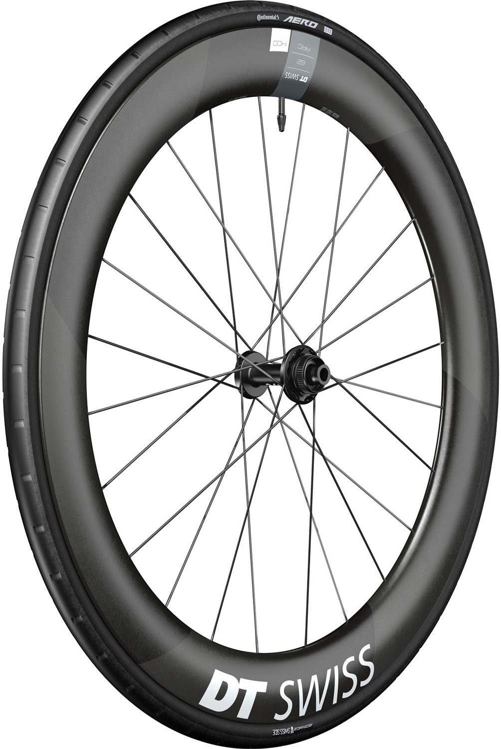Roue avant Dt swiss arc 1400 dicut® wts carbone 62 disque cl