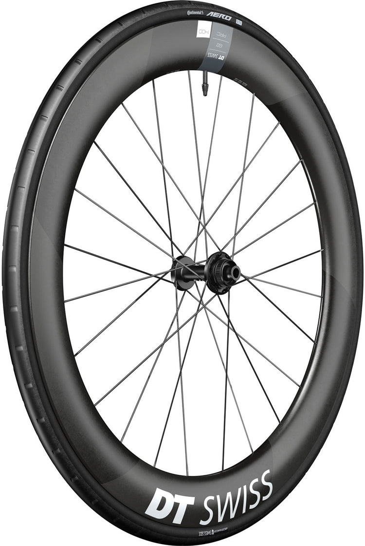 Roue avant Dt swiss arc 1400 dicut® wts carbone 62 disque cl