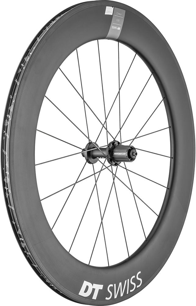 Roue Arrière DT Swiss Arc 1400 Dicut® 80 28 Shimano HG Carbone