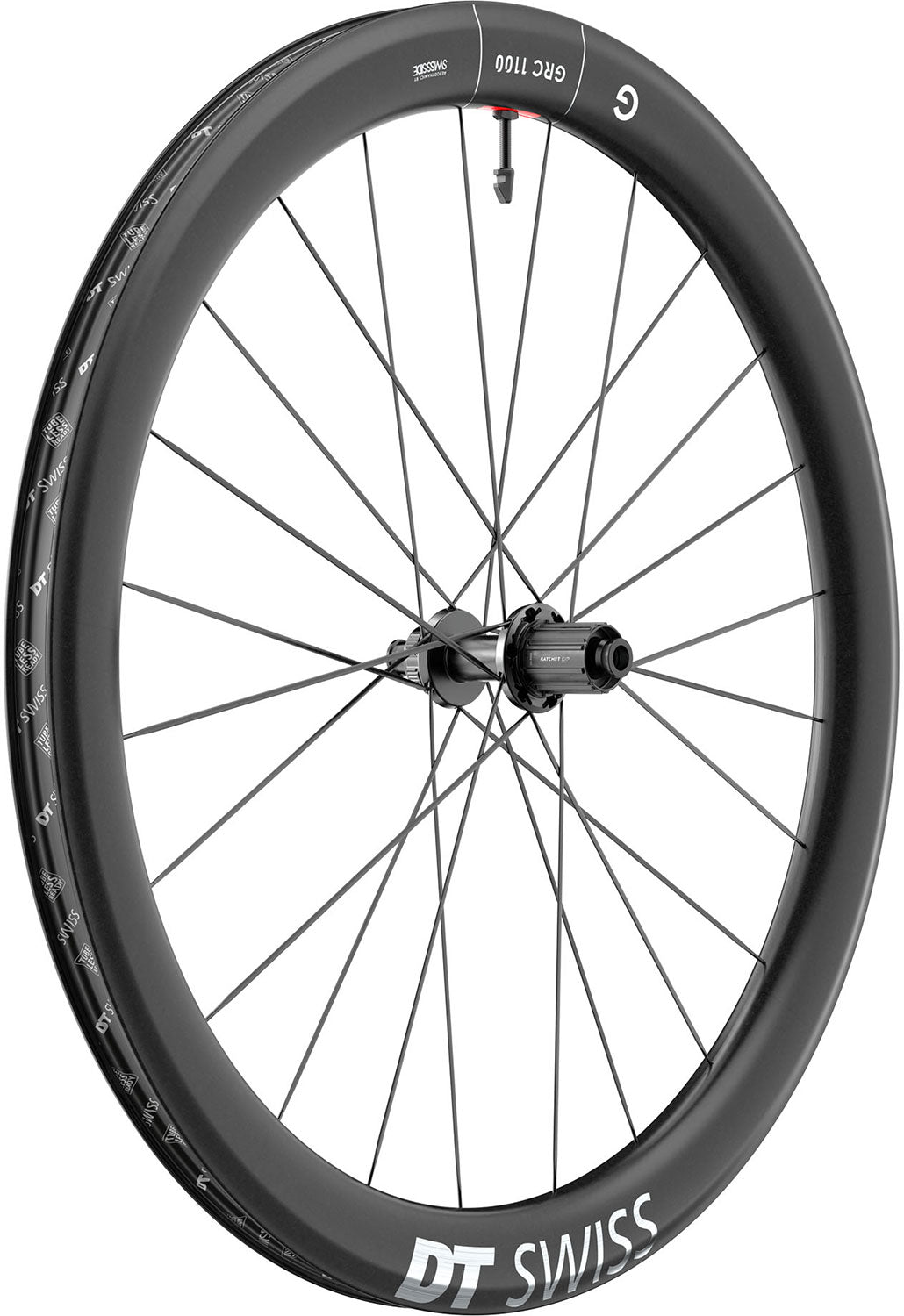 Roue arrière Dt swiss grc 1100 dicut® 50 28 cl shimano hg