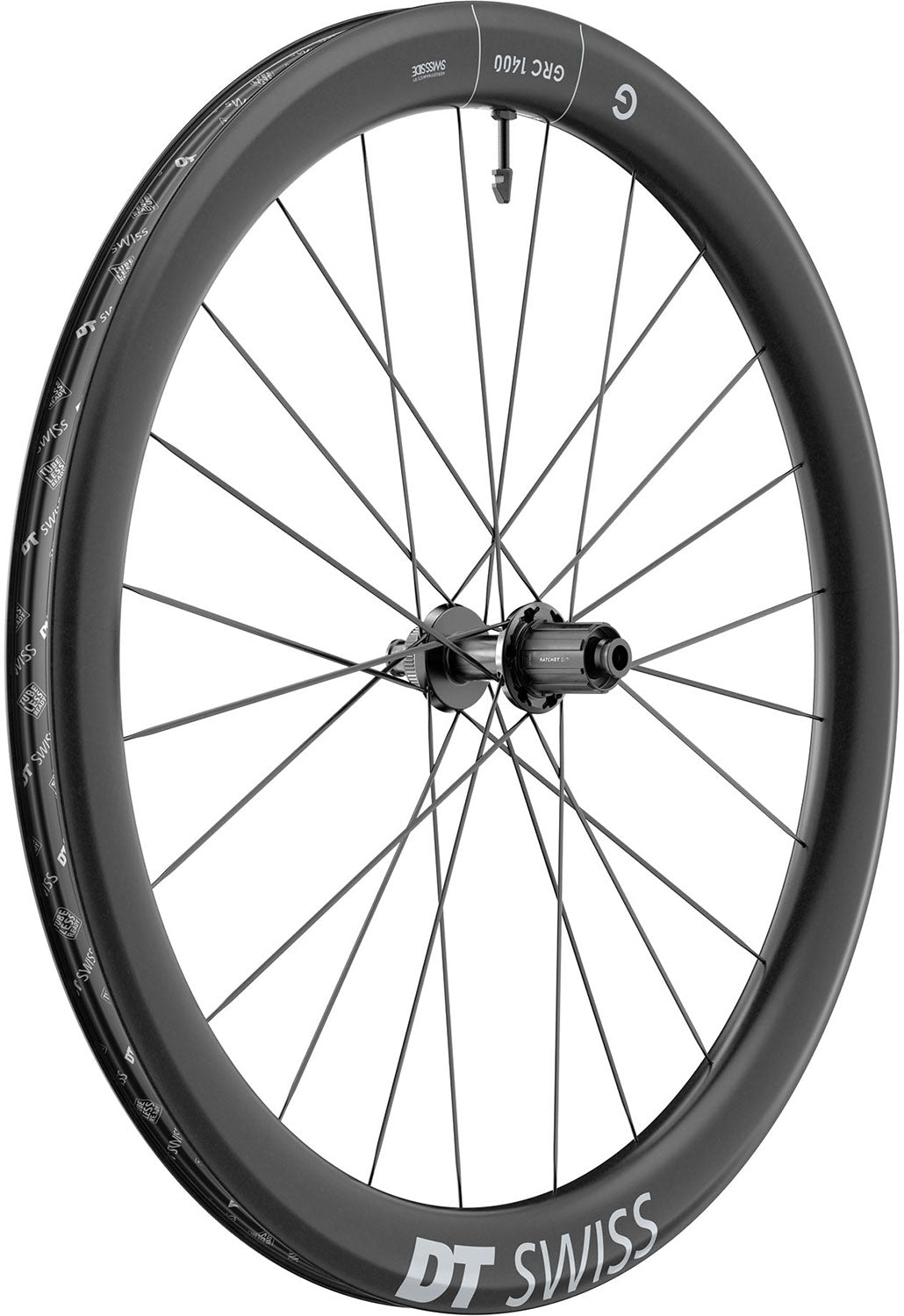 Roue arrière Dt swiss grc 1400 dicut® 50 28 cl shimano hg