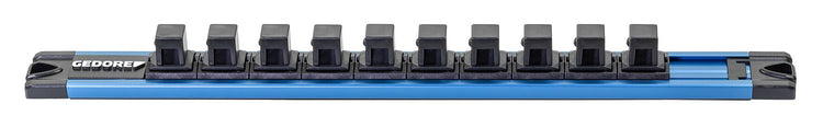 Gedore rail de clé à douille magnétique | 1 2 | pour 10 capsules | vide - 3520773