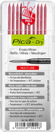 Pic un jeu de recharges | 10x rouge | ensemble de 10 stylos amovibles humides | 1 pièce - 4031 - 4031