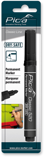 Pic un marqueur permanent 520 46 | 1-4 mm | rond | noir | blister - pi52046sb
