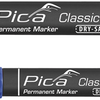 Pic un marqueur permanent 521 41 | 2-6mm | ciseau | bleu | 10 pièces - pi52141