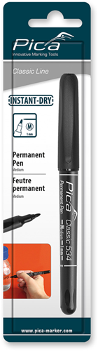 Pic un stylo permanent 534 46 | 1,0 mm | rond | noir | blister - pi53446sb