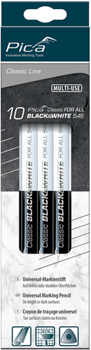 Pic un crayon 546 24 noir blanc | 10 pièces - pi54624-10