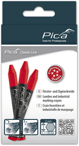 Pic une craie marqueur 590 40 pro | 12x120mm | rouge | 12 pièces - pi59040