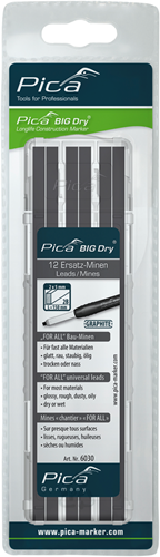 Pic une grosse recharge sèche 6030 | graphite | blister-pi6030sb
