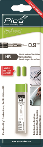 Pic une recharge fine sèche 7030 | hb | blister - pi7030sb