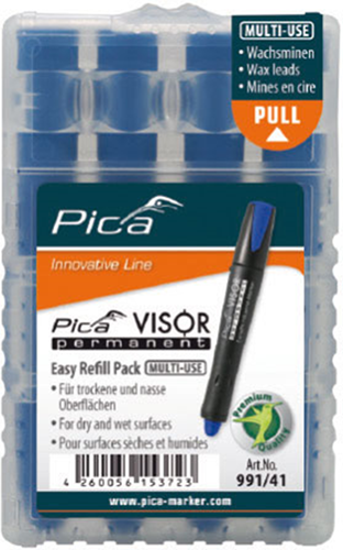 Pic une recharge permanente pour visière 991 41 | bleu - pi99141