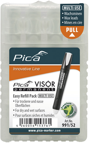 Pic une recharge permanente pour visière 991 52 | blanc - pi99152