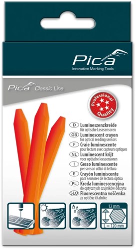 Pic une application optique de crayon marqueur | orange | 12 pièces - pi592054