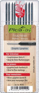 Pica 4050 recharge crayon sec graphite charpentier (10 pcs)