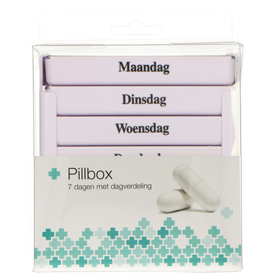JVDL PILL BOX Semaine 4 Cours par jour blanc