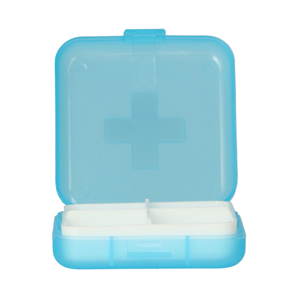 JVDL PILL BOX plus 4 compartiments bleu