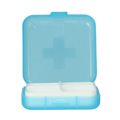 JVDL PILL BOX plus 4 compartiments bleu