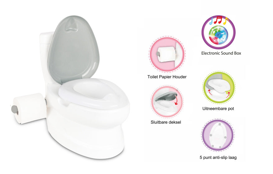 Pilsan éducatif plaspot blanc gris