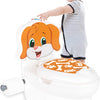 Pilsan Dog Educational Plaspot Wit Brown
