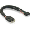 Dellock Dellock KB USB 2.0 BU10PIN-ST10PI BK 0,1M