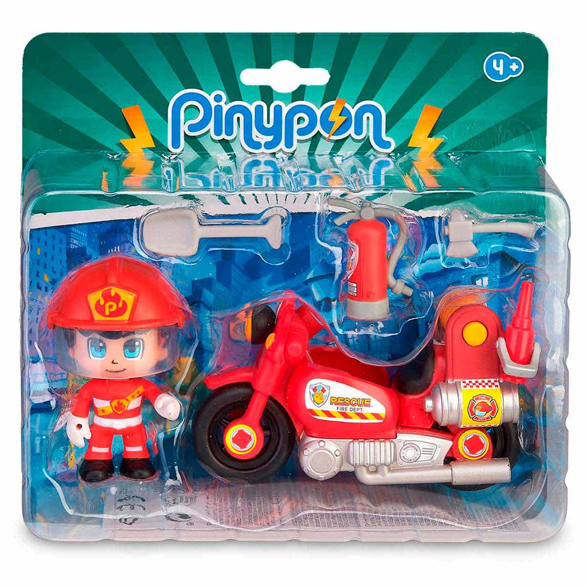 Motor de Pinypon Fire-Brigade avec pompier