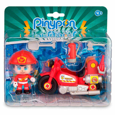 Motor de Pinypon Fire-Brigade avec pompier