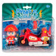 Motor de Pinypon Fire-Brigade avec pompier