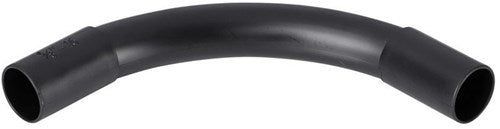 Coude Pipelife PVC 3 4 (19mm) noir par pièce - 4031133