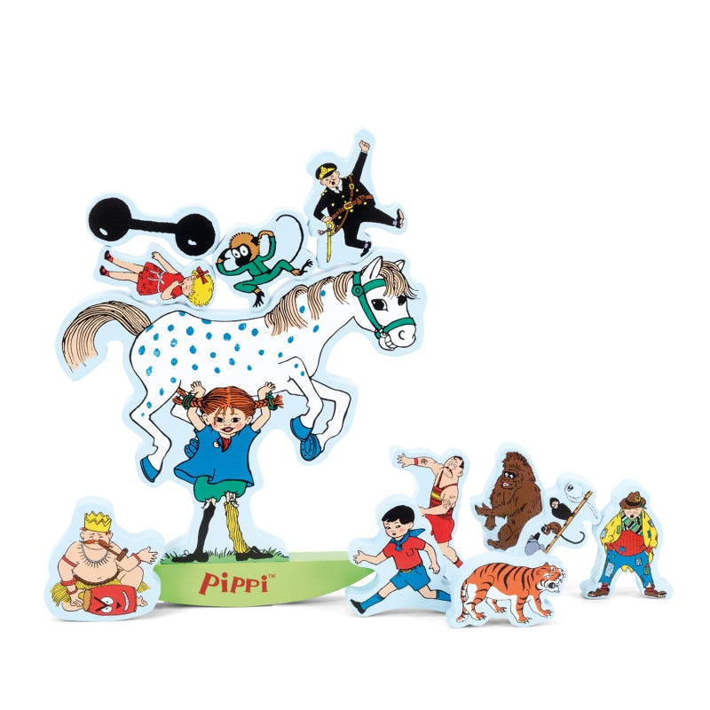Licences de livres pour enfants Jeu d'équilibre en bois Pippi Brindacier