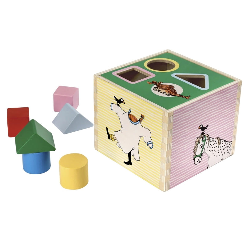 Licences livres pour enfants Pippi Brindacier - trieur de formes en bois